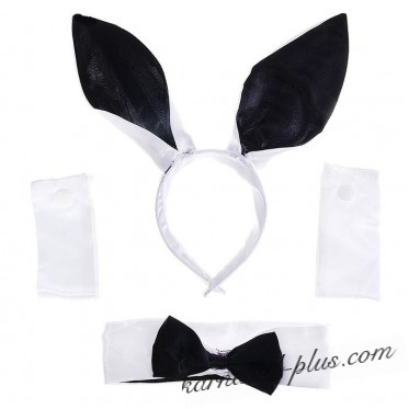 Карнавальный набор Кролик, 3 предмета, цвет черно - белый